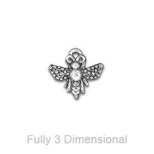 Silver Bali Bee Charm-Watchus
