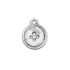 Silver Button Charm-Watchus
