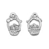 Silver Easter Basket Charm . .-Watchus