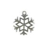 Silver Large Snowflake Charm.-Watchus