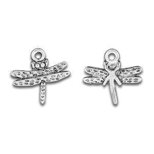 Silver Mini Dragonfly Charm-Watchus