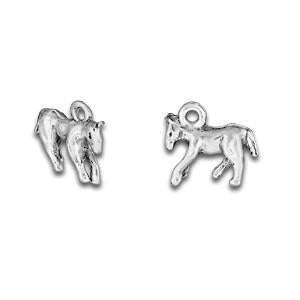 Silver Mini Horse Charms - C504SS-Watchus