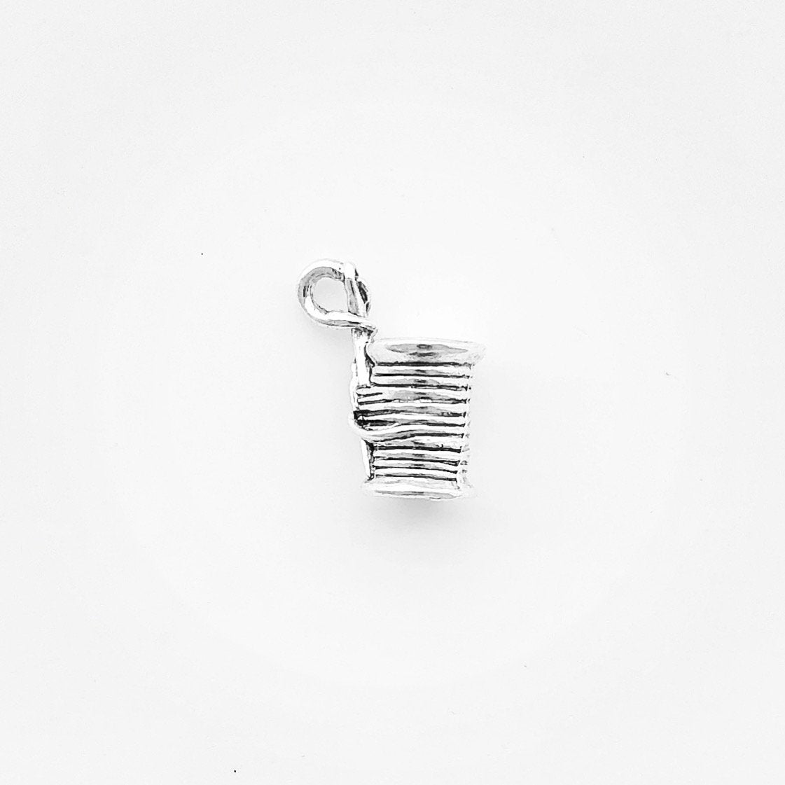 Spool of Thread silver Charm