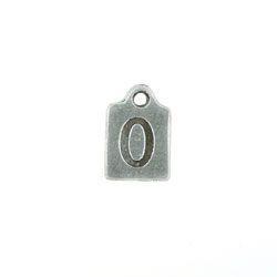 Stainless Steel Number Charms - Set of 25 Charms - Numbers 1-25 - 13mm with Loop - NUMBER001BFS