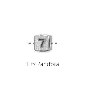 7 Number Bead - Fits Pandora Bracelets
