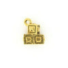 ABC Blocks Gold Plated Charms-Watchus