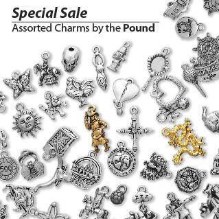 Assorted Charms by 1/2 Pound - Approx. 100-150 Charms - Final Sale