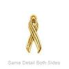 Awareness Ribbon Gold Plated Charms - C045G-Watchus