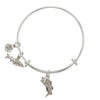 Bass Trout Charm Bangle Bracelet-Watchus