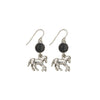 Black Horse Earrings-Watchus