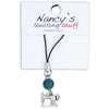 Blue Sewing Machine Scissor Charm-Watchus