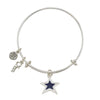 Blue Star Cheer Bangle Bracelet-Watchus