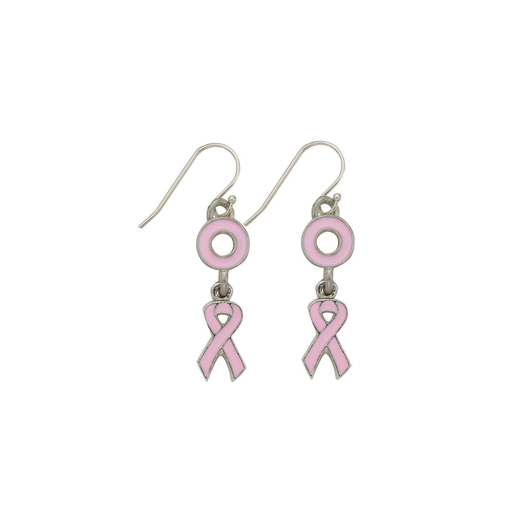 Breast Cancer Earrings Pink-Watchus