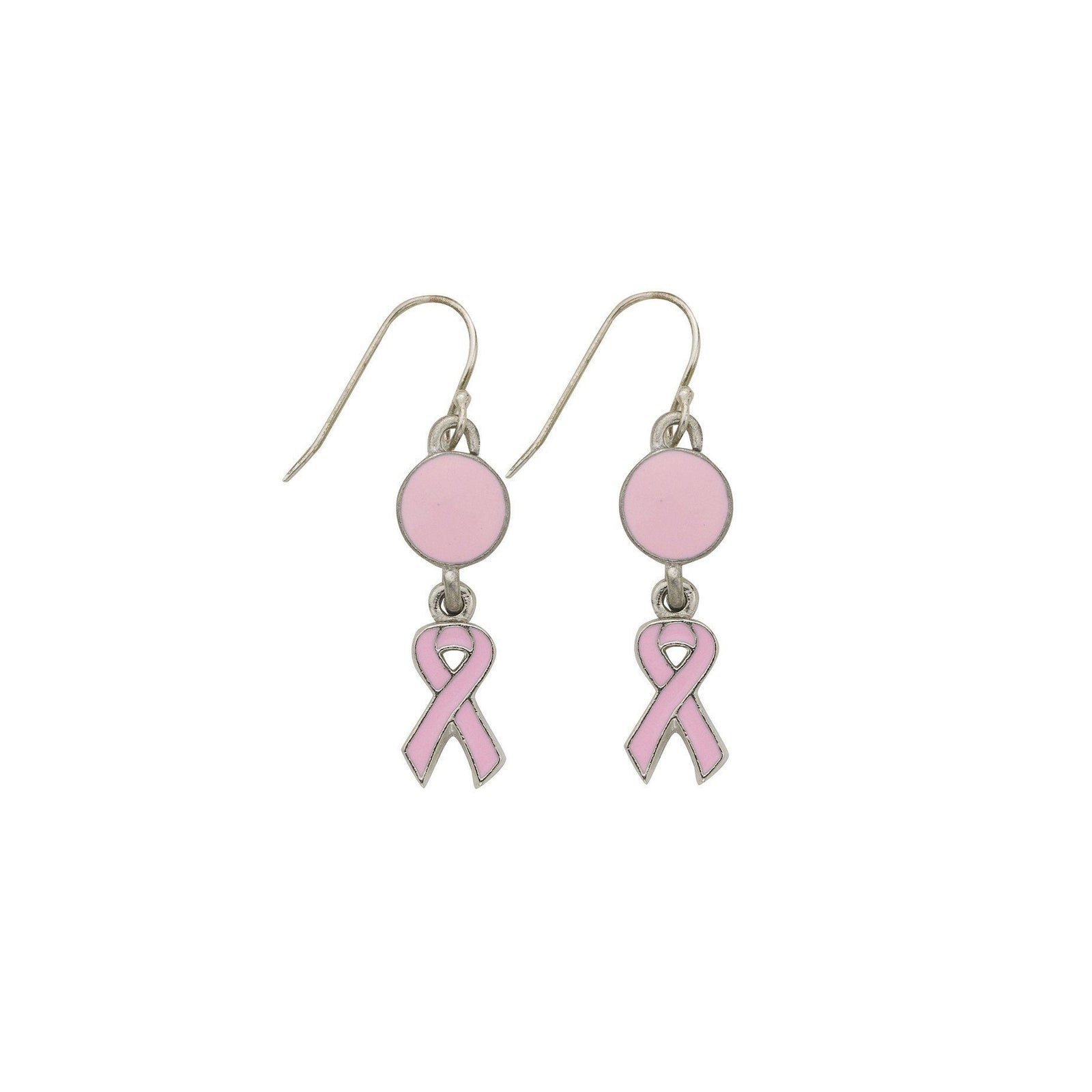Breast Cancer Earrings Pink-Watchus