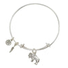 Buffalo Charm Bangle Bracelet-Watchus