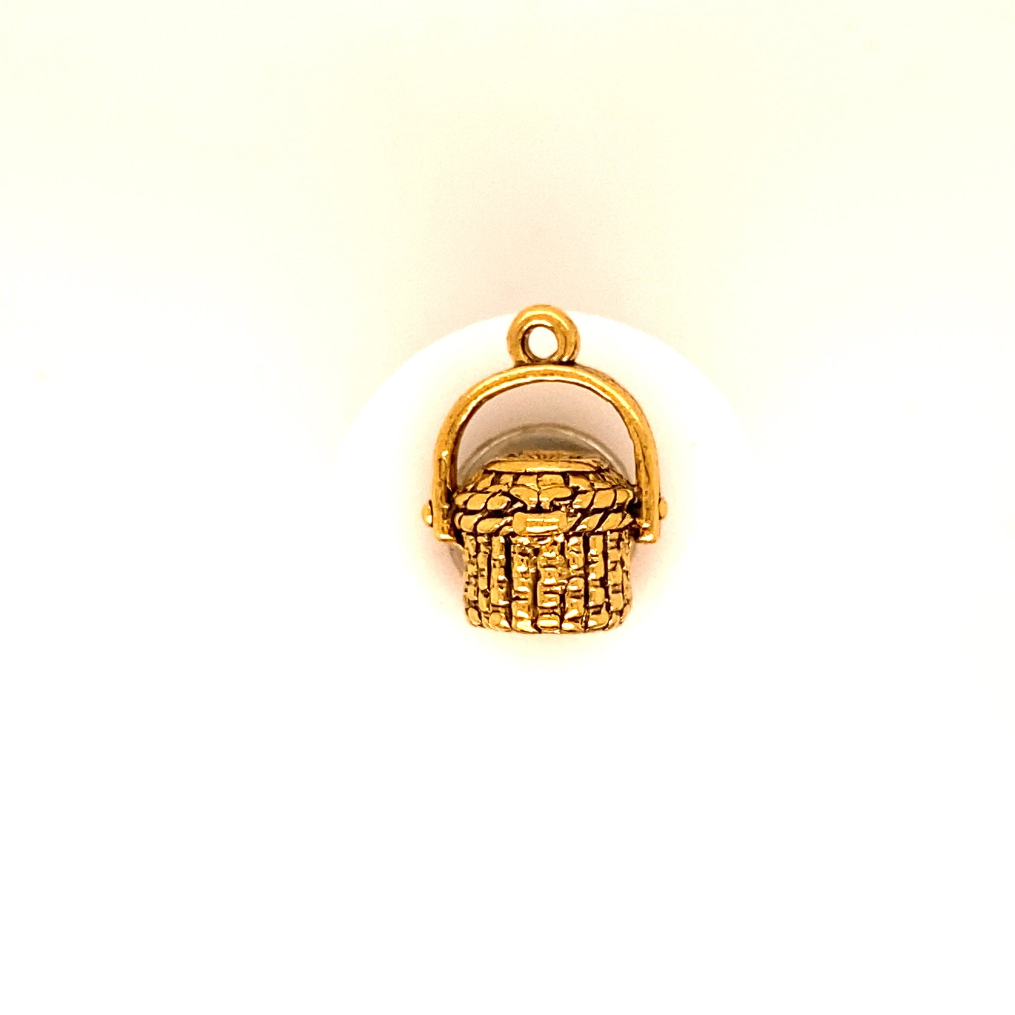 C164G Picnic Basket Gold Plated Charm-Watchus