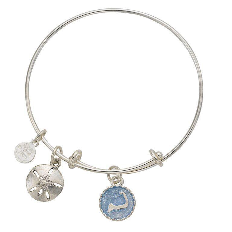 Cape Cod Sand Dollar Bangle Bracelet-Watchus