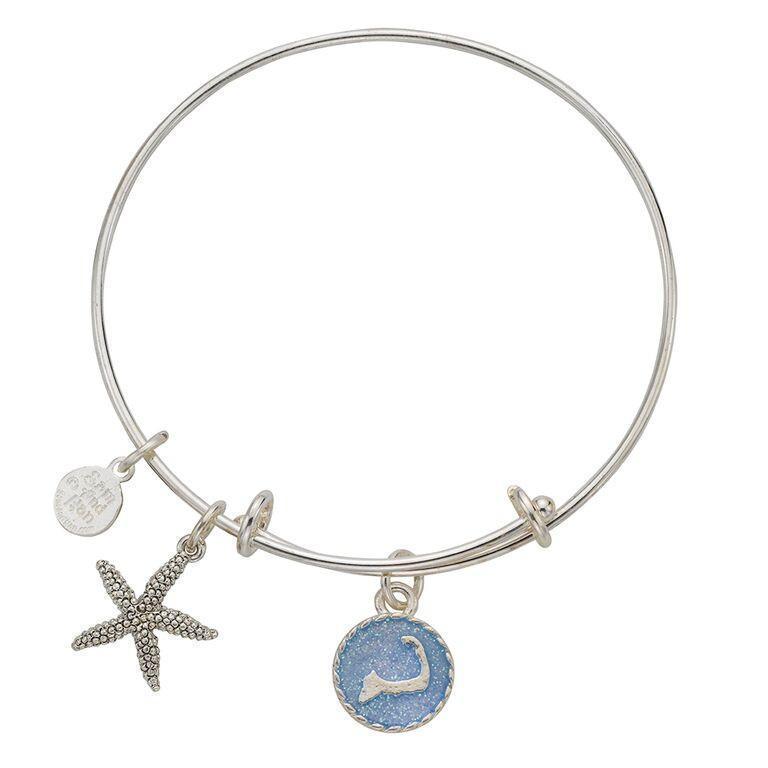 Cape Cod Starfish Bangle Bracelet-Watchus