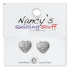 Carded Etruscan Heart Buttons - 2 Pack-Watchus