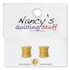 Carded Gold Plated Thread Buttons - 2 Pack-Watchus