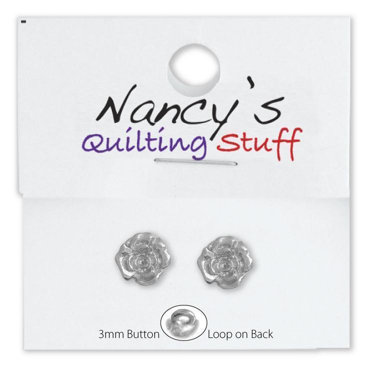 Carded Small Rose Buttons - 2 Pack-Watchus
