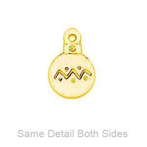 Christmas Ornament Plated Gold Charms-Watchus