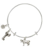 Cow Charm Bangle Bracelet-Watchus