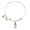 Cowgirl Charm Bangle Bracelet-Watchus