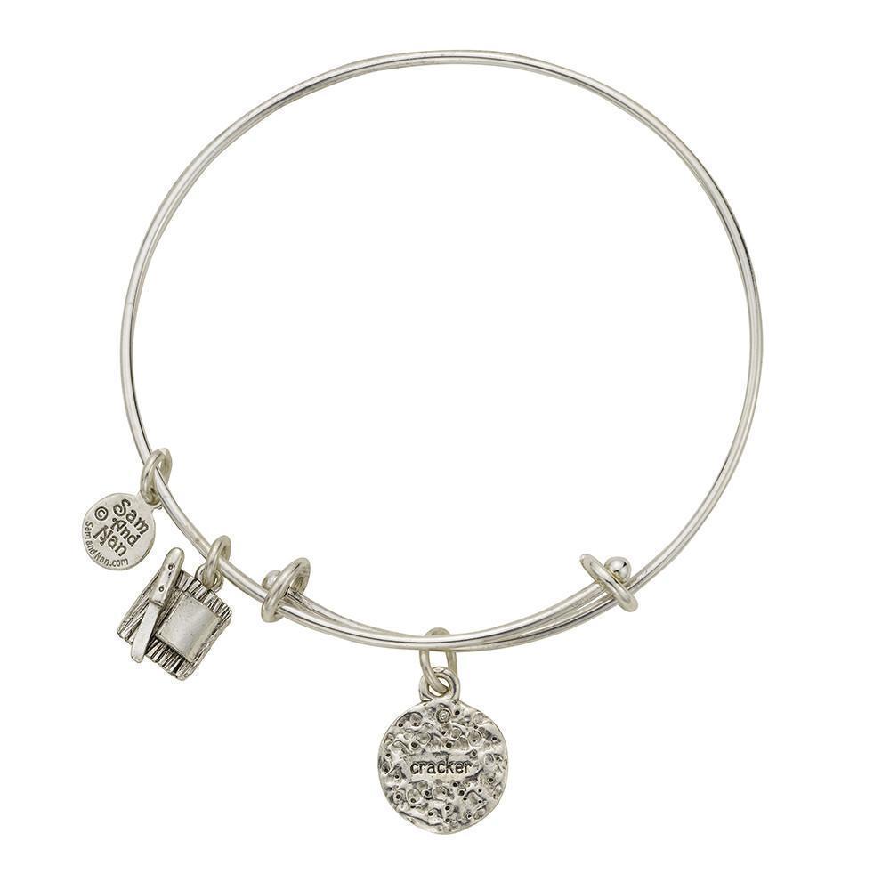 Cracker Charm Bangle Bracelet-Watchus