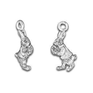 LUOZZY 40 Pcs Easter Rabbit Charms for Jewelry Making Easter Carrot Charms  Easter DIY Charms for Earrings Necklace Bracelet