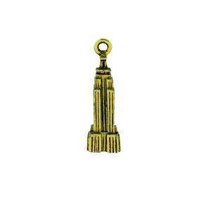 Empire State Building Gold Plated Charms - C041G