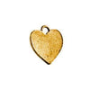 Flat Heart Plated Gold Charm-Watchus