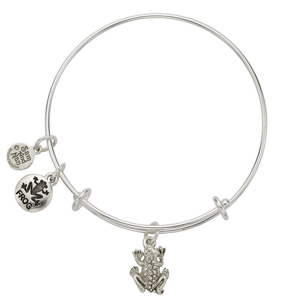 Frog Charm Bangle Bracelet-Watchus