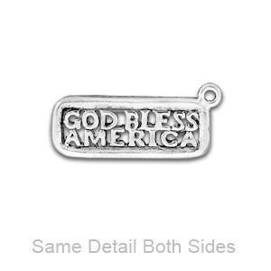 God Bless America Saying Charm-Watchus