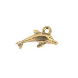 Gold Dolphin Charm