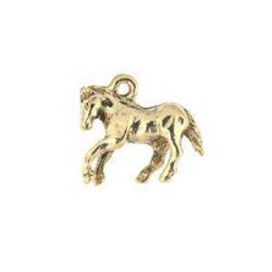 Gold Horse Charm