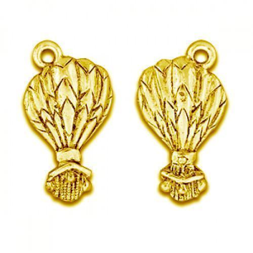 Gold Hot Air Balloon Charm-Watchus