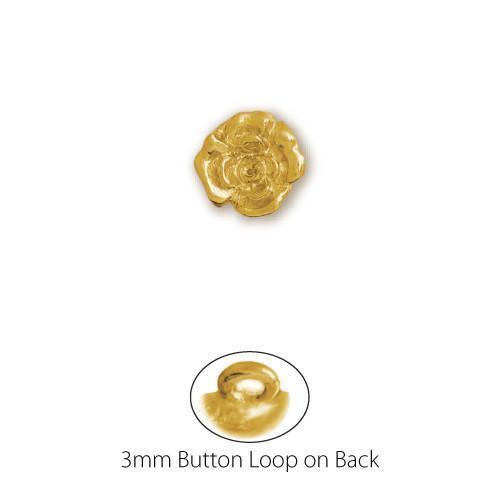 Gold Plated Small Rose Button-Watchus