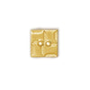 Gold Plated Spool Quilt Block 2 Hole Button-Watchus