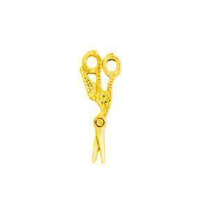 Gold Scissors Charm