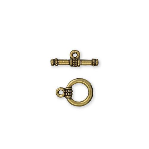 Gold Tiny Bali Toggle Set-Watchus