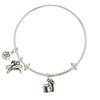 Gorilla Charm Bangle Bracelet-Watchus