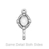 Hand Mirror Pewter Charm-Watchus