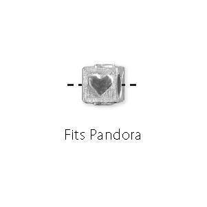 Heart Bead - Fits Pandora Bracelets