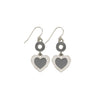 Heart Grey Earrings-Watchus