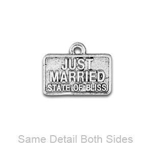 Just Married Saying Charm-Watchus