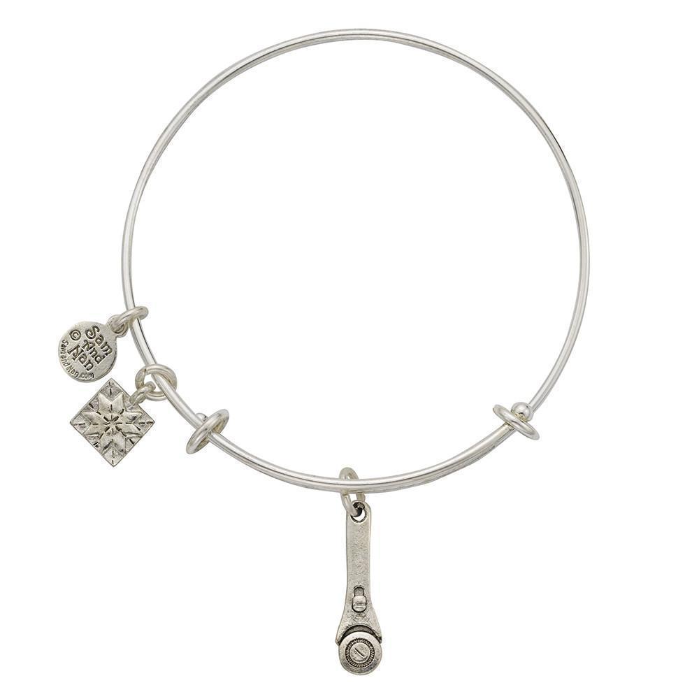 Large Rotary Cutter Ohio Star Bangle Bracelet-Watchus