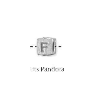 Letter F - Fits Pandora Bracelets-Watchus