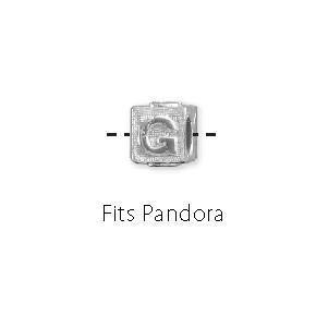 Letter G - Fits Pandora Bracelets-Watchus