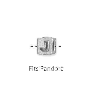 Letter J - Fits Pandora Bracelets-Watchus